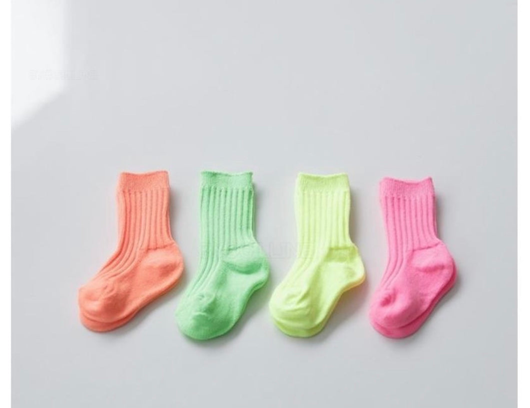 Neon socks set
