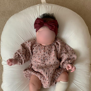 Floral bodysuit with hairband
