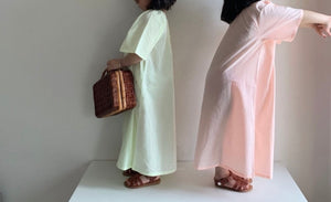 Orange Summer Soft Dress