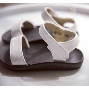 Simple white sandals