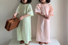 Load image into Gallery viewer, Orange Summer Soft Dress