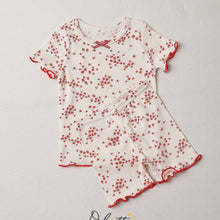 Load image into Gallery viewer, Red floral pajamas