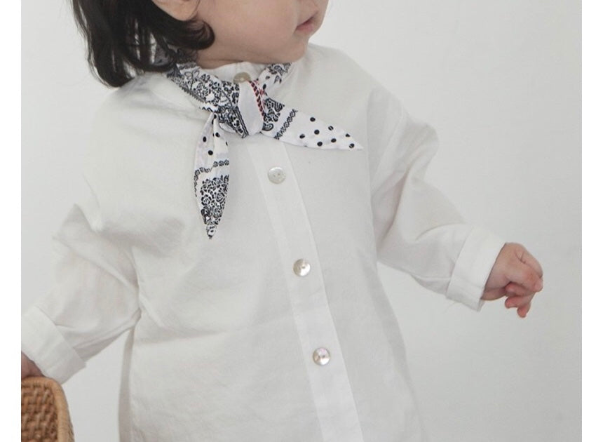 Babysuit with scarf