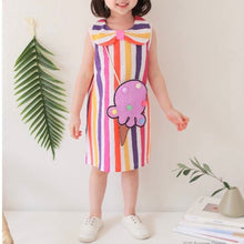 Load image into Gallery viewer, Ice cream bag stripes dress