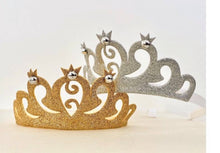 Load image into Gallery viewer, Glitter crown hairband