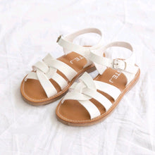 Load image into Gallery viewer, White intersect sandals