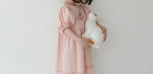 Bunny embroidery Dress