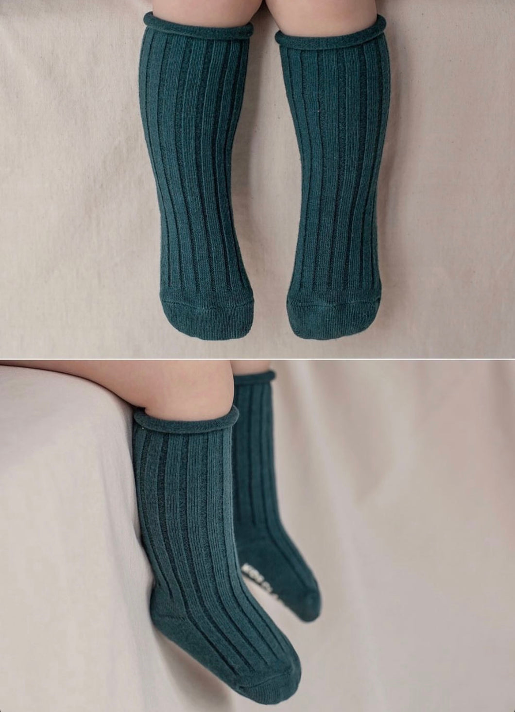 Green knee socks