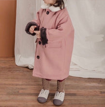 Load image into Gallery viewer, Pink Warm Long Coat