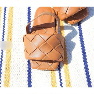 Bottega style sandals