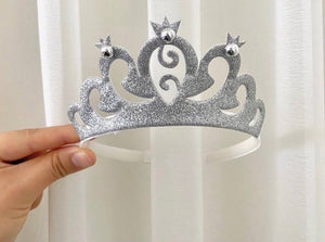 Glitter crown hairband