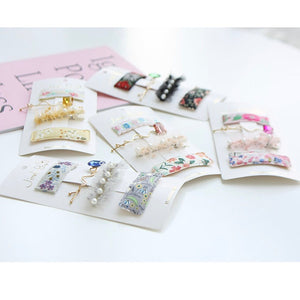 Multi style hairpins set of 4