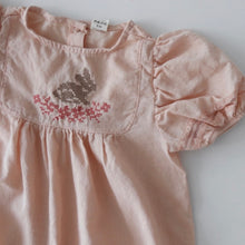 Load image into Gallery viewer, Bunny embroidered bodysuit