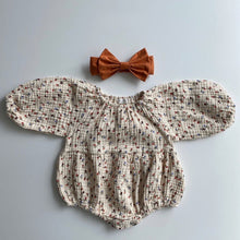 Load image into Gallery viewer, Floral bodysuit with hairband