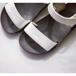 Simple white sandals