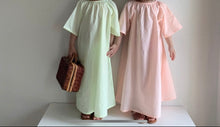 Load image into Gallery viewer, Orange Summer Soft Dress