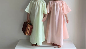Orange Summer Soft Dress
