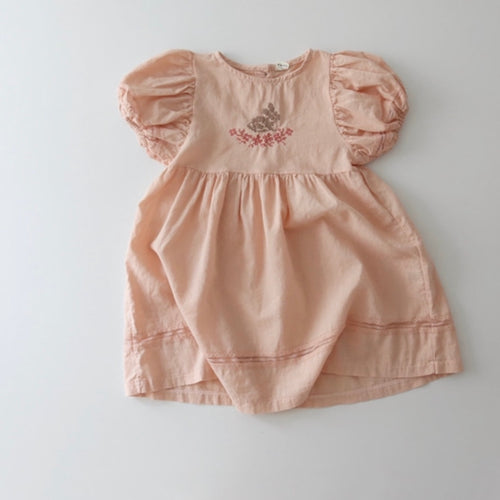 Bunny embroidery Dress