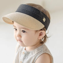 Load image into Gallery viewer, Stripped romper overall with hat
