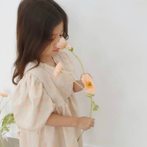 Mini flowers puffy dress