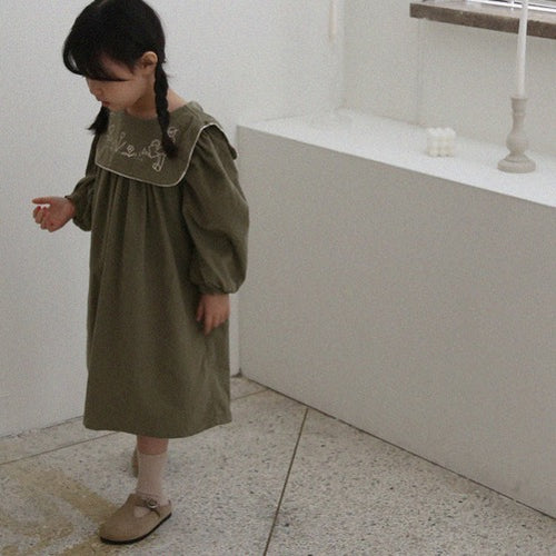 Khaki watering dress