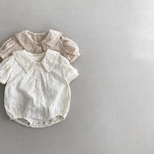 Load image into Gallery viewer, Collar dot babysuit