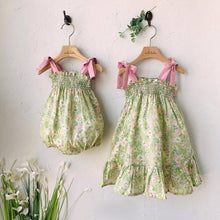 Load image into Gallery viewer, Ribbon floral dress