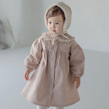Load image into Gallery viewer, Chloe floral collar dress with earmuffs
