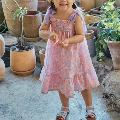 Ribbon floral dress