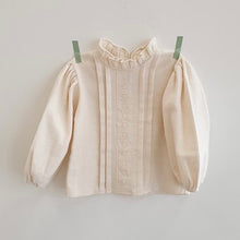 Load image into Gallery viewer, Fleece frill blouse