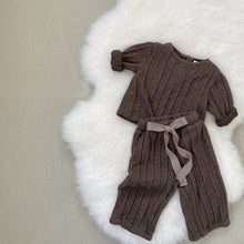 Load image into Gallery viewer, Line knit top bottom set