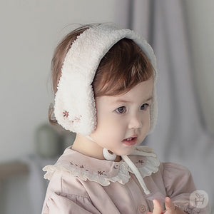 Chloe floral collar dress with earmuffs