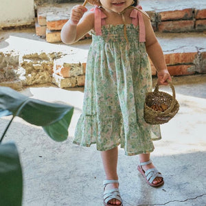 Ribbon floral dress