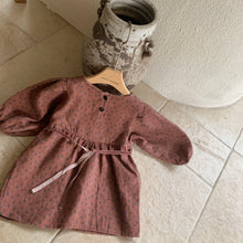 Load image into Gallery viewer, Velour floral dress