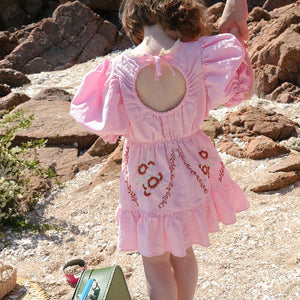 Giselle open-back dress