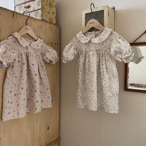 Floral collar dress