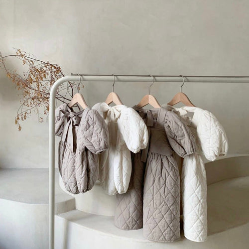 Puffy quilt dress