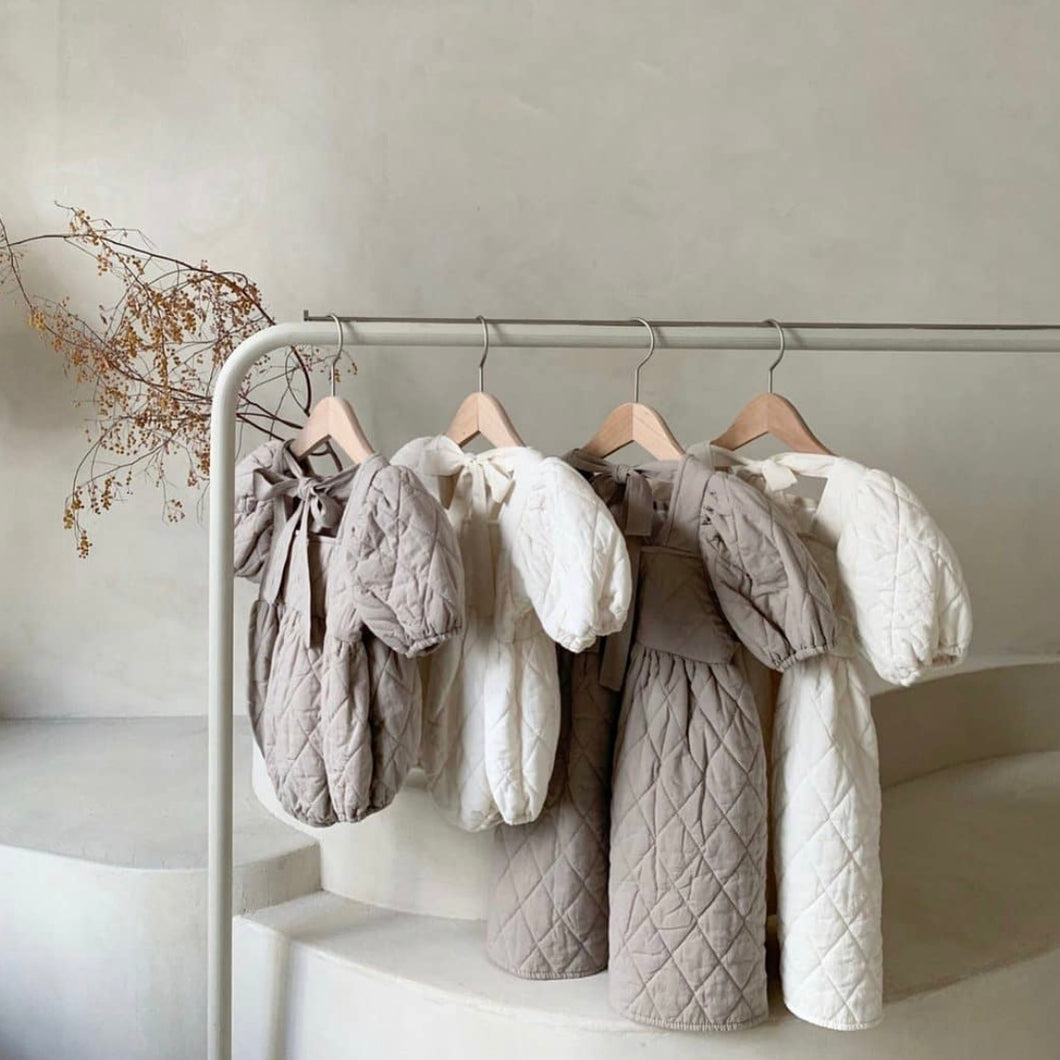 Puffy quilt dress