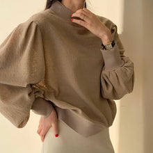 Load image into Gallery viewer, Brown neck top