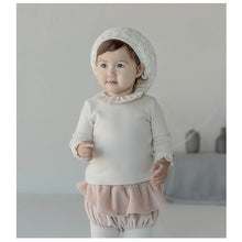 Load image into Gallery viewer, Frill top + pink short bloomer