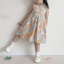Load image into Gallery viewer, Orange floral dress