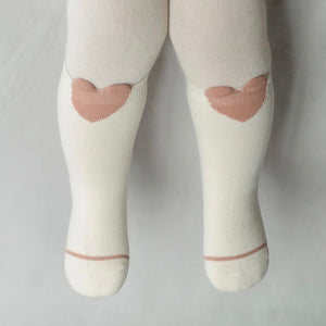 Heart knee socks