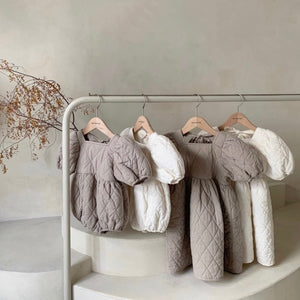 Puffy quilt dress