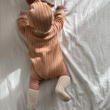 Load image into Gallery viewer, Waffle bodysuit with hat