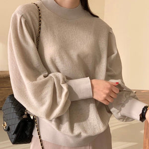 Brown neck top