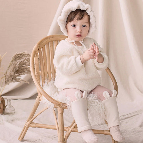 Regalo fleece top with rabbit pants