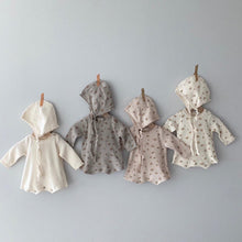 Load image into Gallery viewer, Waffle romper with hat