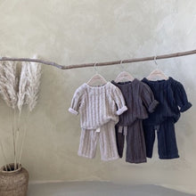 Load image into Gallery viewer, Line knit top bottom set
