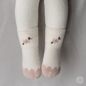 Floral leggings + socks
