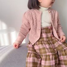 Load image into Gallery viewer, Pink knit pearls cardigan